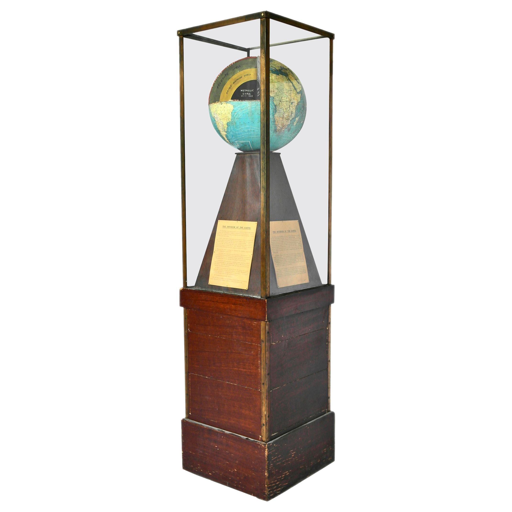 Globe Display Cabinet For Sale