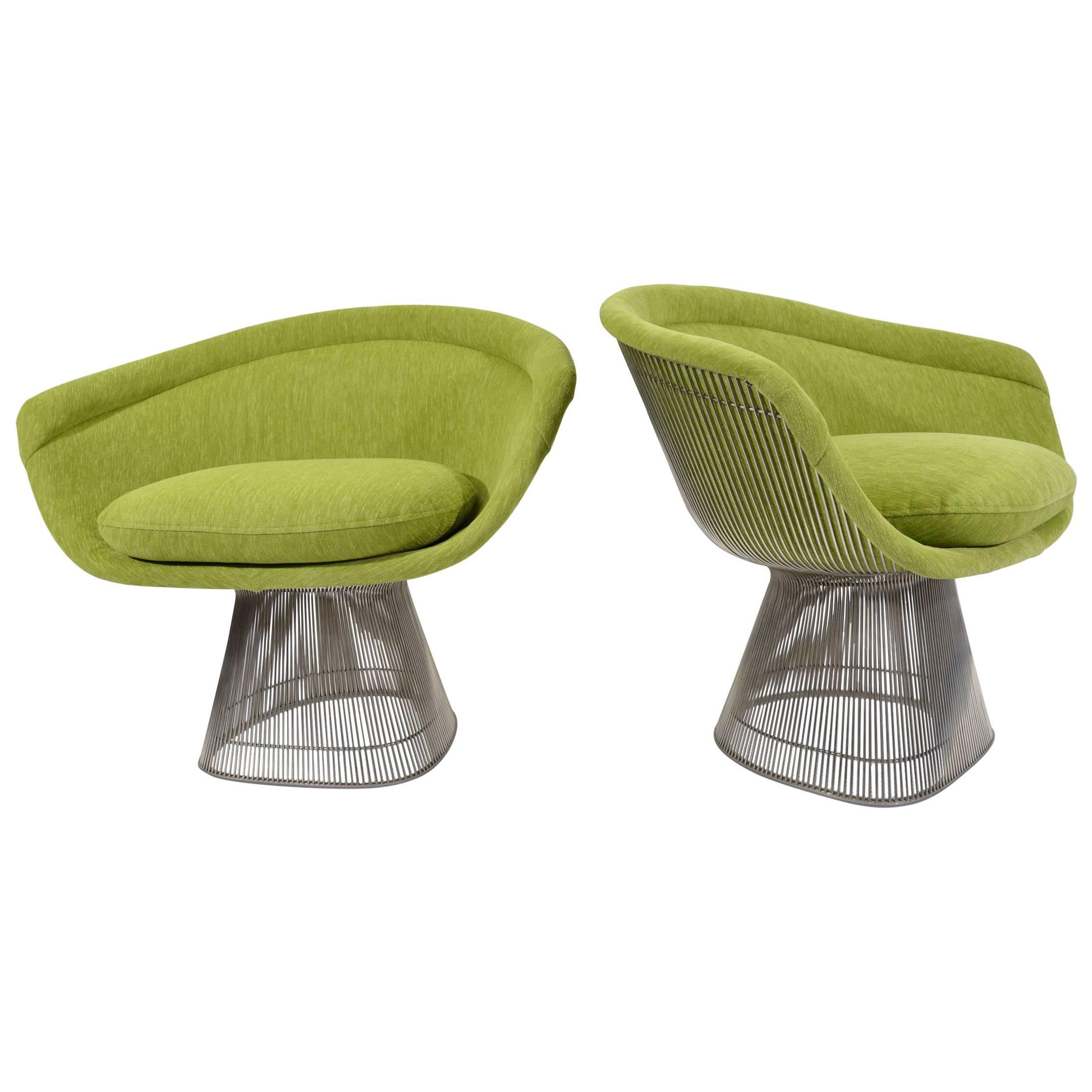 Pair of Warren Platner Lounge Chairs in Holly Hunt Great Outdoors