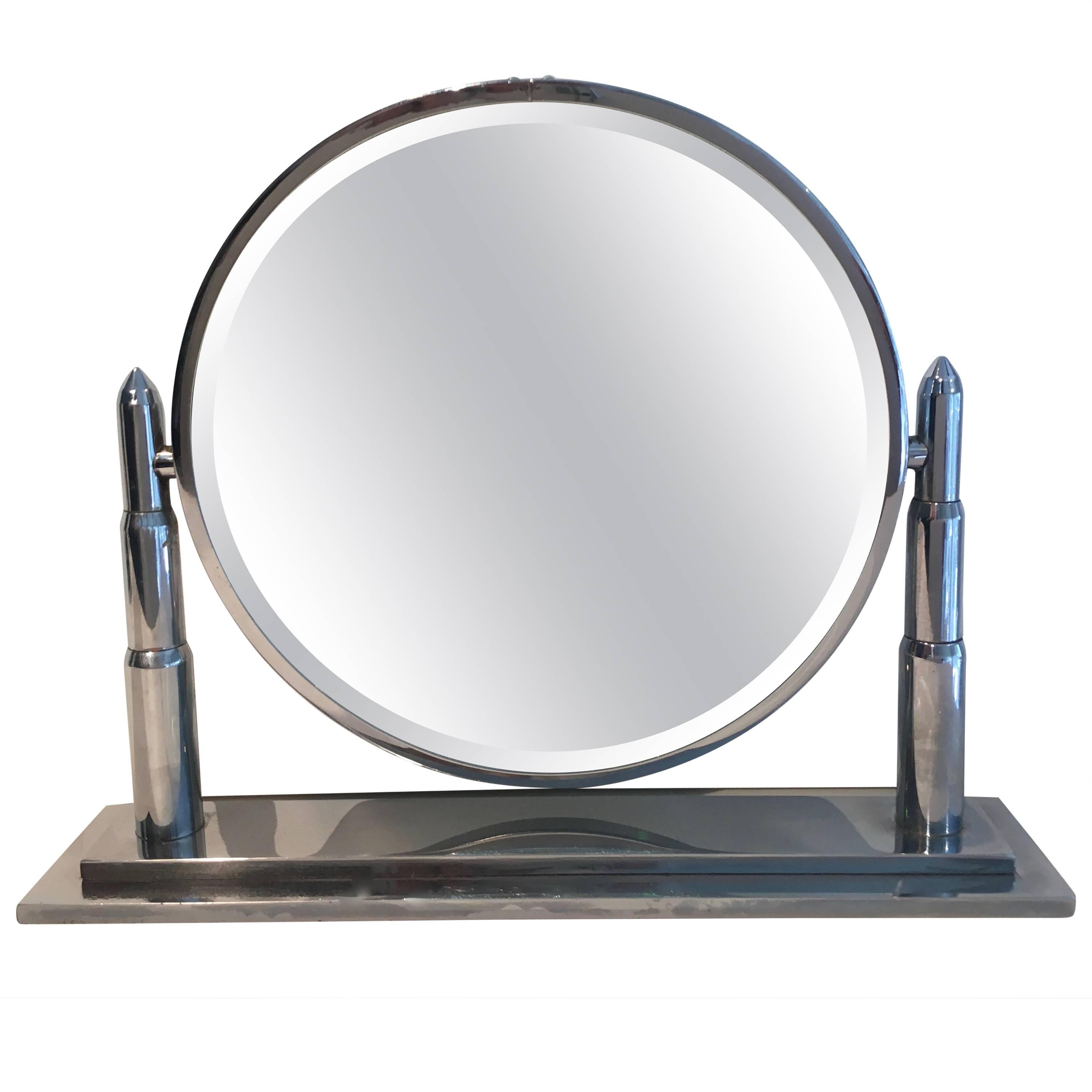 Stunning Art Deco Vanity Mirror after Donald Deskey