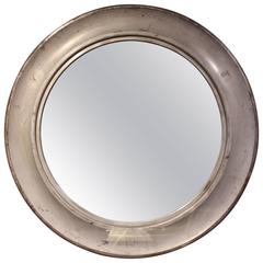 Large Vintage Silver Mirror