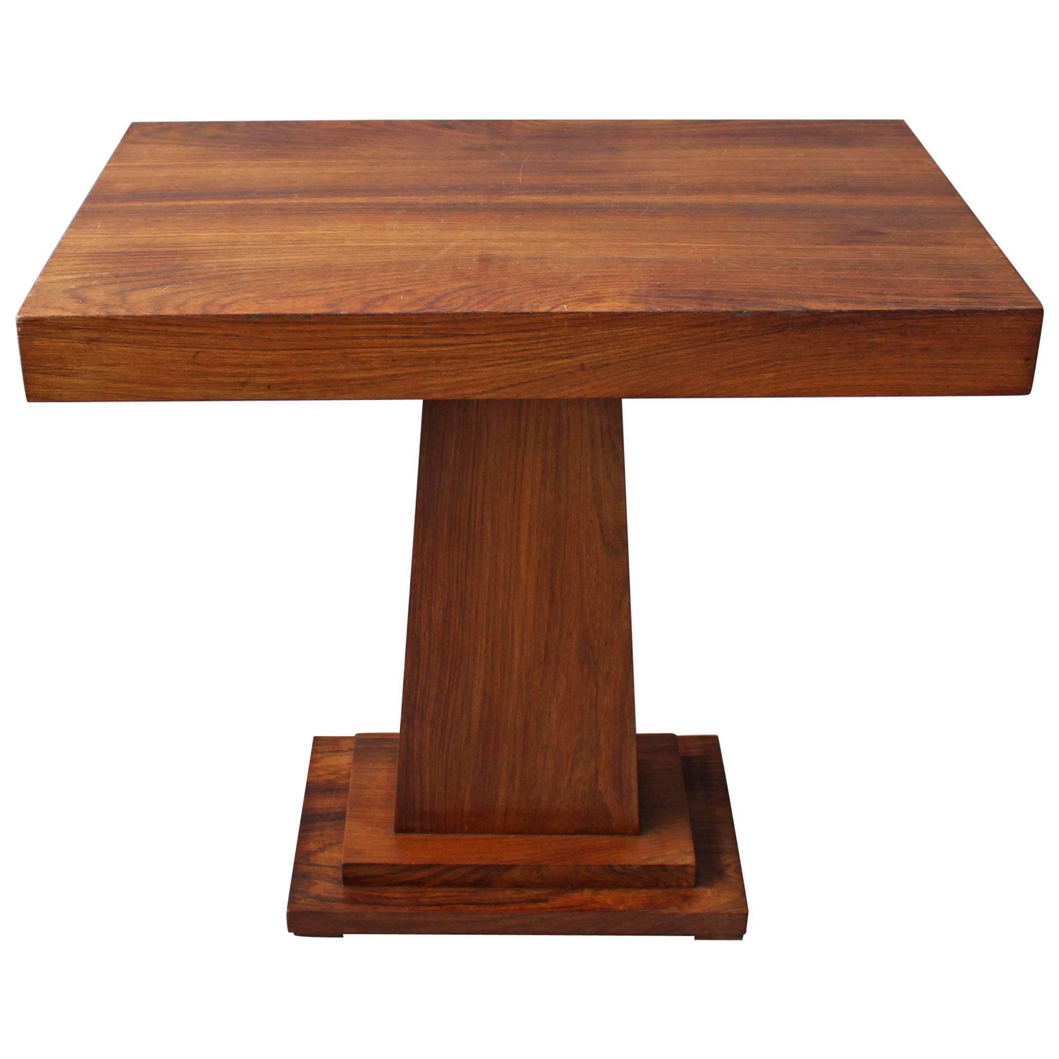 A Fine French Art Deco Rosewood Gueridon / Console 
