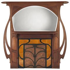 Gustave Serrurier-Bovy Chimneypiece, Made for the Paris Exhibition of 1899 12