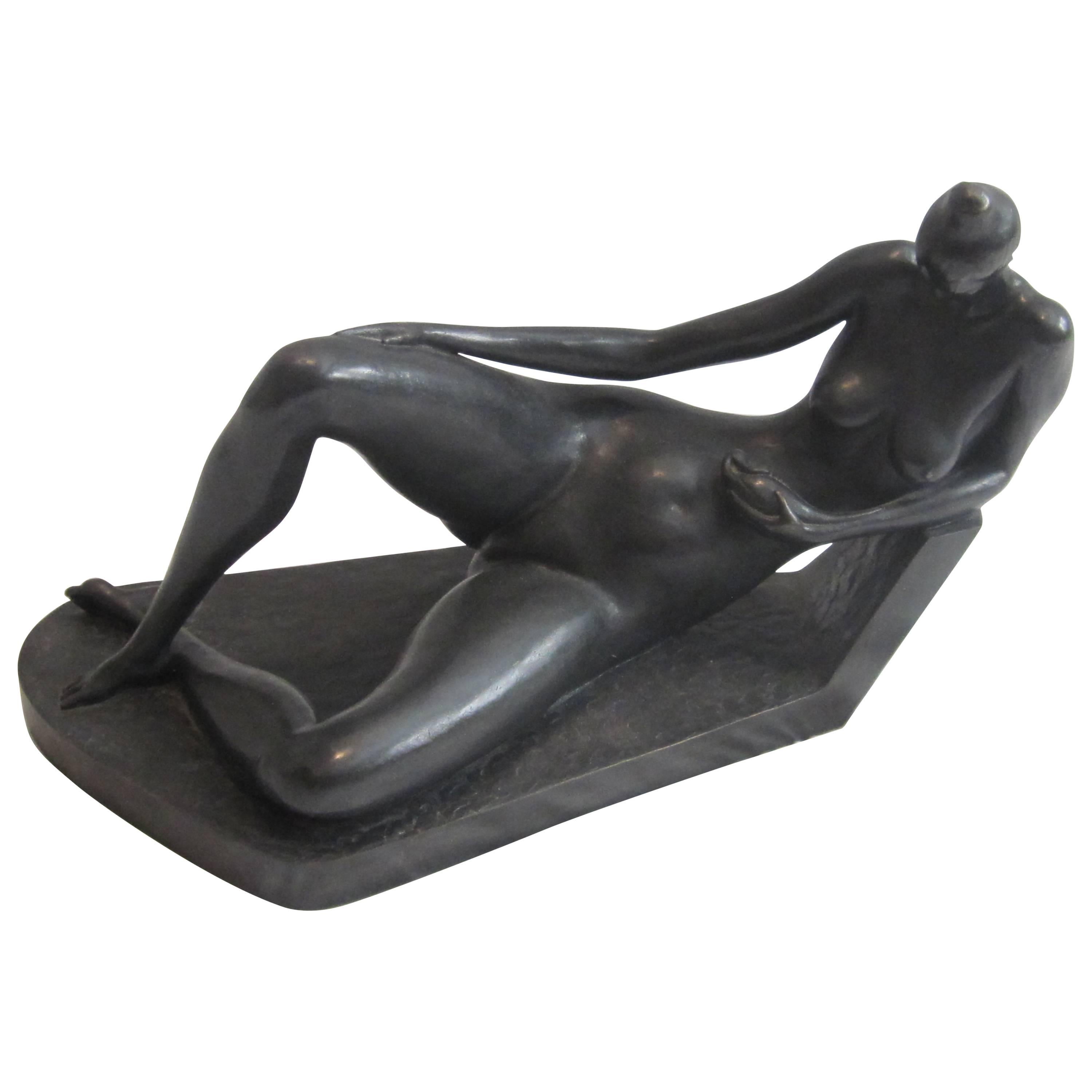 "Ave de Maria" Bronze by Victor Hugo Castaneda For Sale