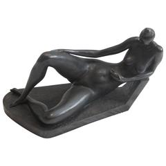 "Ave de Maria" Bronze by Victor Hugo Castaneda