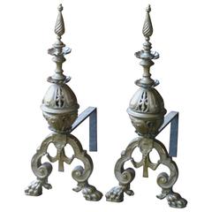 19th Century French Firedogs or Andirons