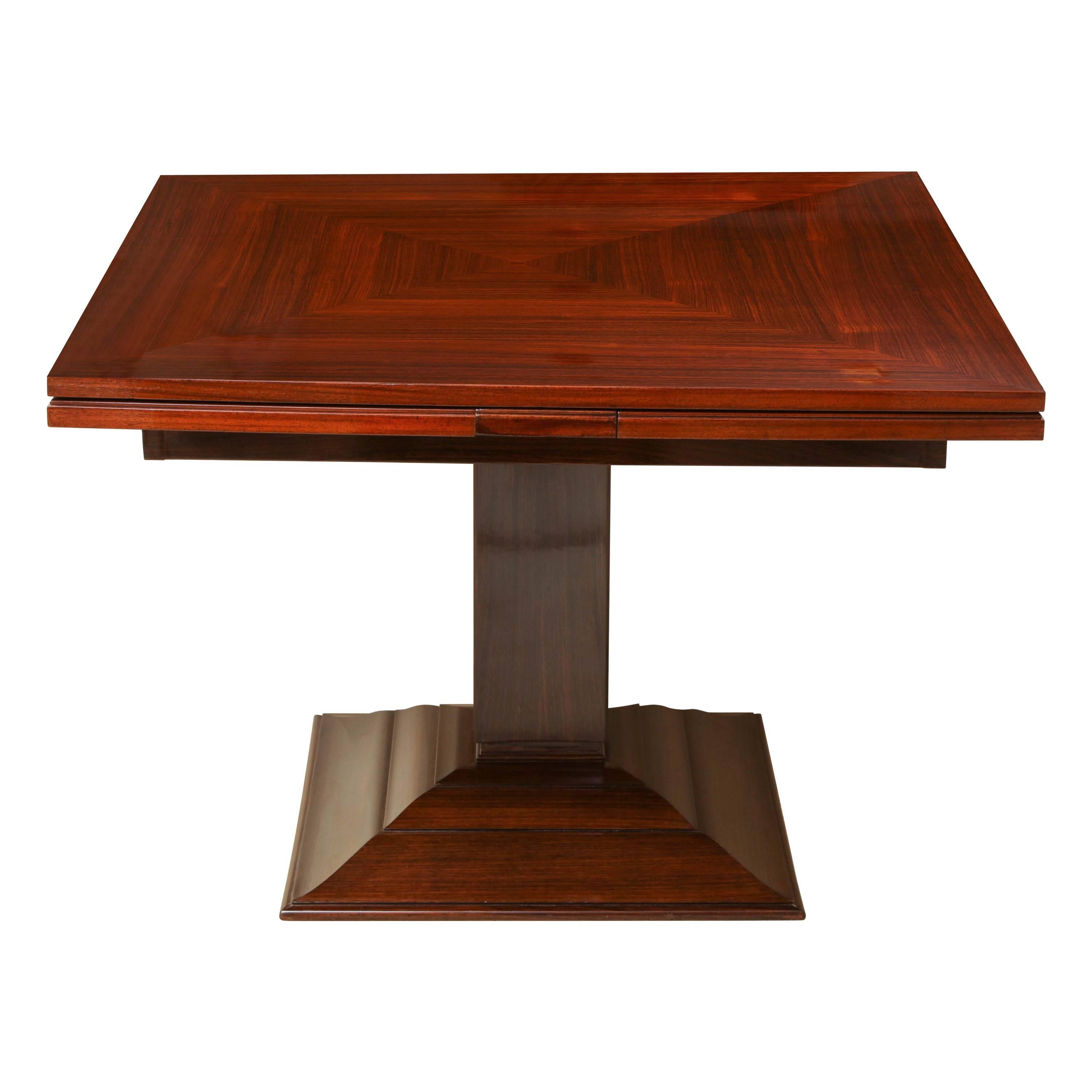 Ruhlmann French Art Deco Rosewood Extension Table Model 1315 NR For Sale