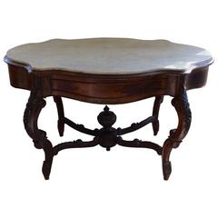 Antique Victorian Center Table