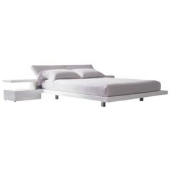 Italian Modern Platform Bed, Italian Furniture, High Gloss Lacquered 5