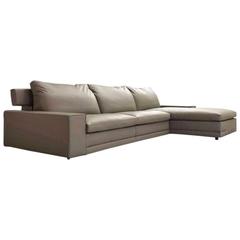 Modern Contemporary Sectional Sofa Bed, Italian Furniture, Leather 2