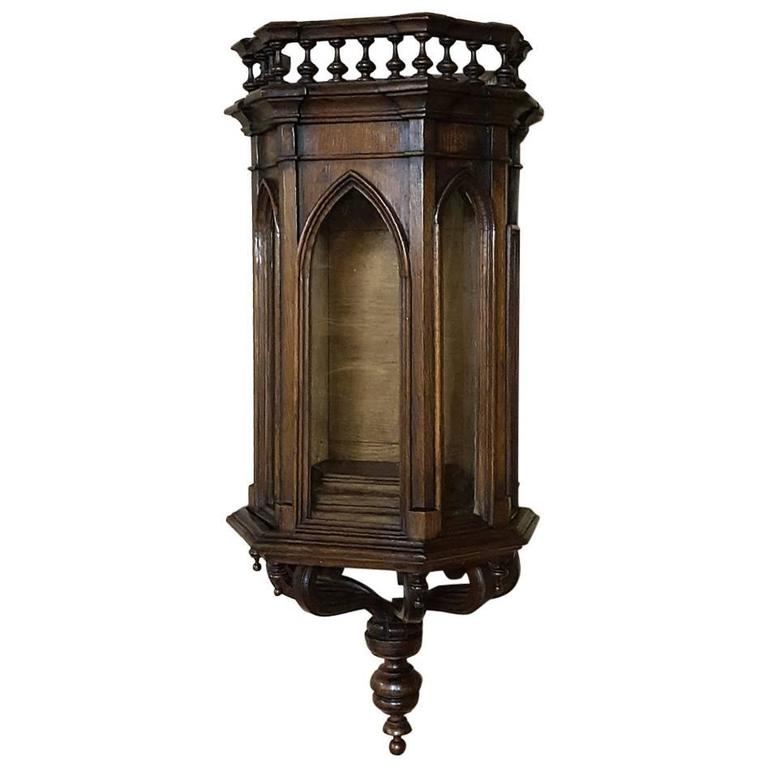 Gothic cheap curio cabinet