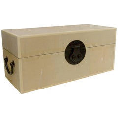 Ivory Shagreen Wood Box FINAL CLEARANCE SALE