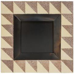 Shagreen and Horn Photo Frame for 4" x 4" 5