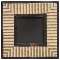 Shagreen and Horn Photo Frame for 4" x 4"