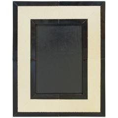 Shagreen and Horn Photo Frame for 5" x 7"