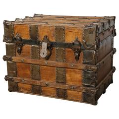 Used Small 19th Century Trunk