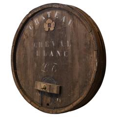 Large Used Wine Barrel Facade