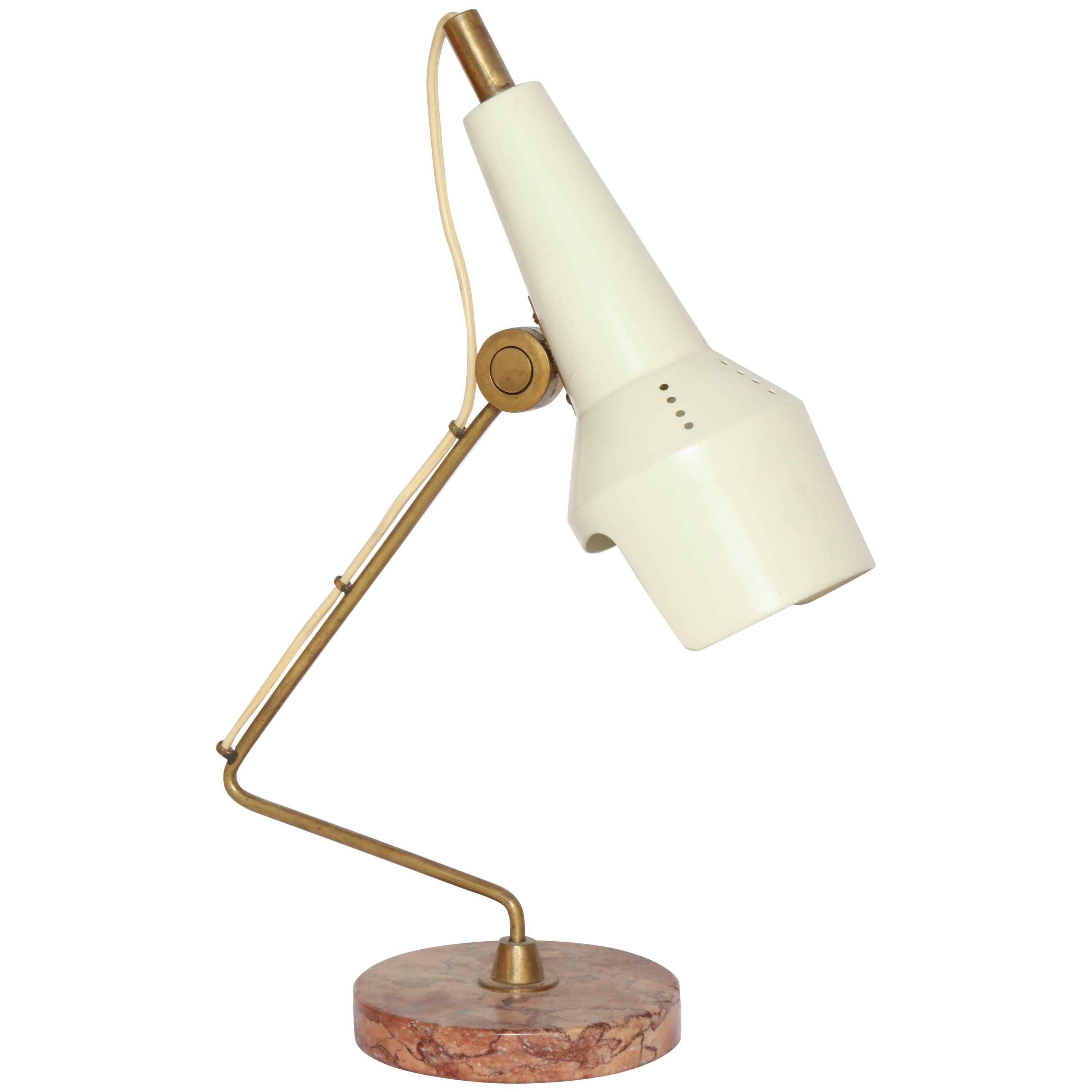 Table Lamp Articulated Mid Century Modern Italy 1950s For Sale
