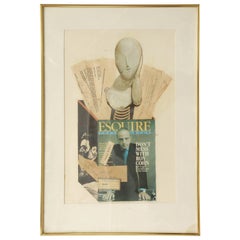 Collage Brancusi Lawsuit by Ellery Kurtz Presented to Roy Cohn by Andrew Crispo