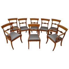 Superb Set of Eight William IV Dining Chairs