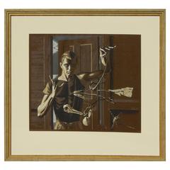 Paul Cadmus Serigraph Titled "Mobile", 1953 6
