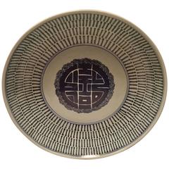 Qing Dynasty Blue and White Plate 12