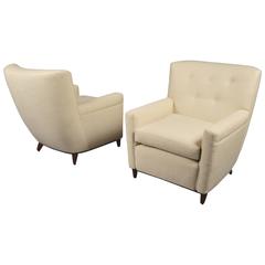 Pair of Armchairs by Guglielmo Ulrich, Italy, circa 1950 2