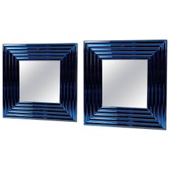 Pair of “Velluto” Mirrors by Roberto Rida, Italy, Contemporary