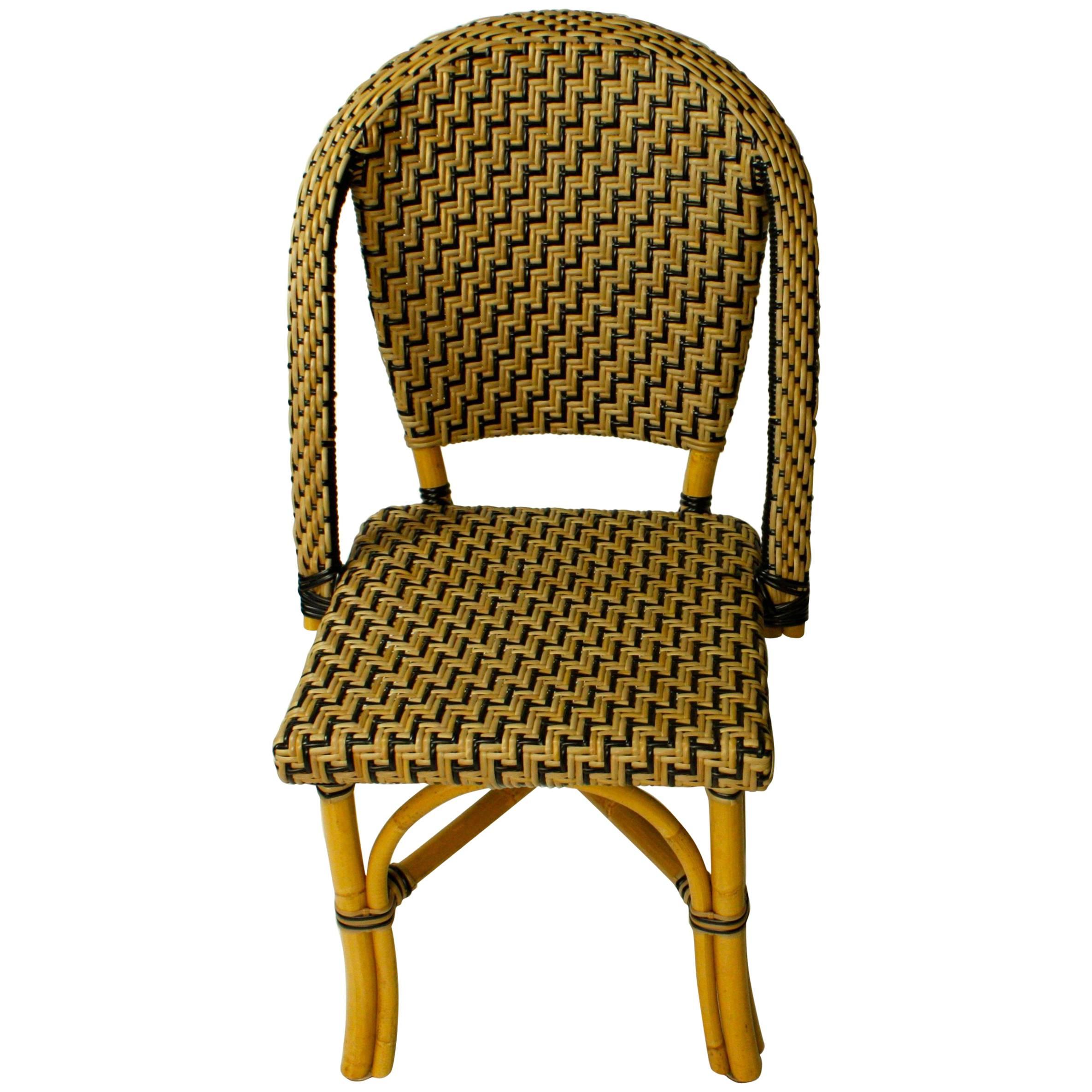 Bamboo Resin and Wood Wood Chair For Sale
