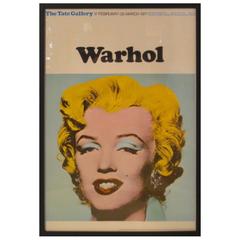 Andy Warhol and Marilyn Monroe Poster from the Tate Gallery 1