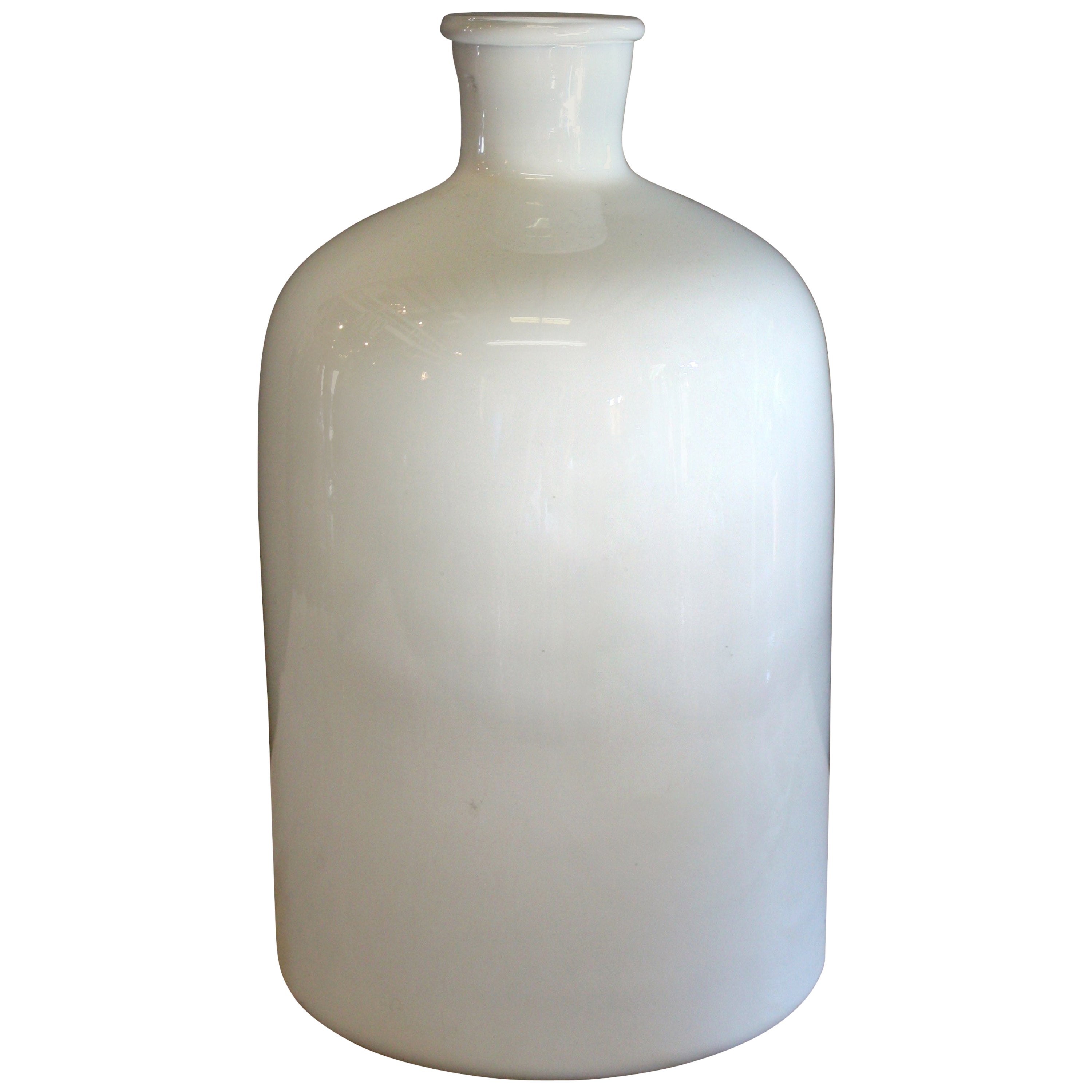 Colorful Mid Century Modern Large Viking Art Glass Vase For Sale Colorful Mid Century Modern Large Viking Art Glass Vase For Sale