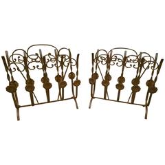 Paire de porte-revues / stands anciens