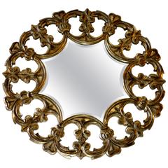 Silvered Gilt Carved Mirror 8