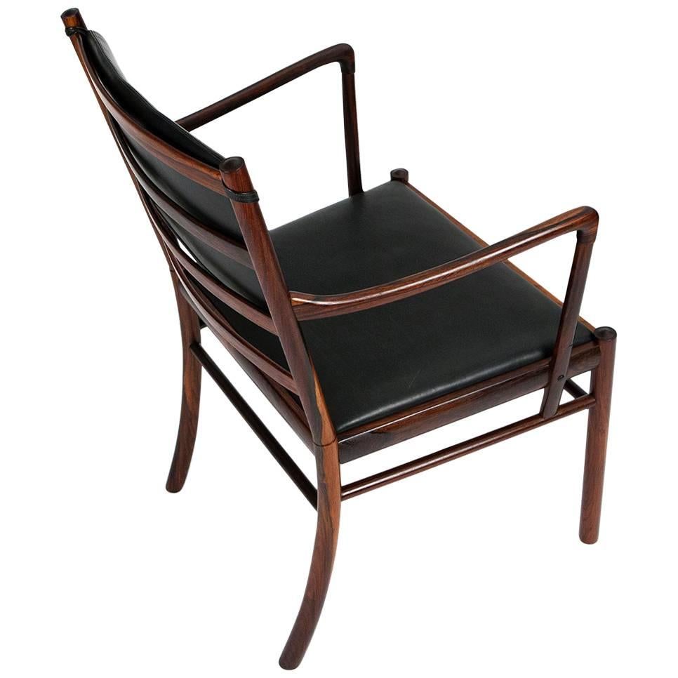 Ole Wanscher PJ-3011 Rosewood Colonial Armchair