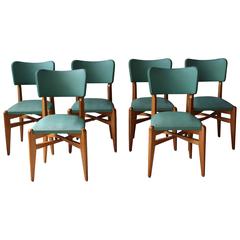 French 1950s Oak Chairs 7