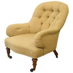 Victorian Deep Buttoned Back Armchair