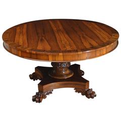 Exhibition Quality Regency Centre Table or Dining Table