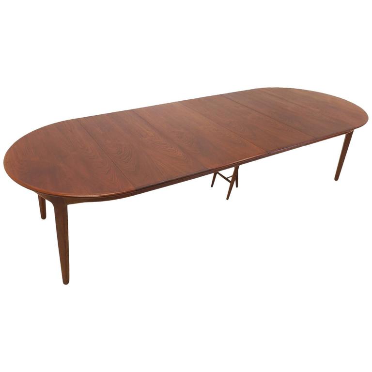 Teak Extension Dining Table By Soro Stole Denmark And 8 Chairs Teak Extension Dining Table By Soro Stole Denmark 8 Chairs Vilhelm Wohlert For