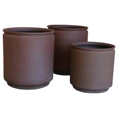 Group of Three Ceramic Planters by David Cressey and Robert Maxwell