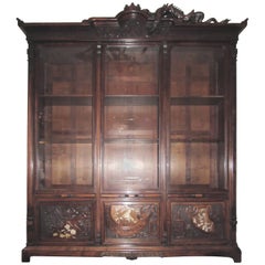 Gabriel Viardot, France, Chinoiserie Collection Cabinet, circa 1880