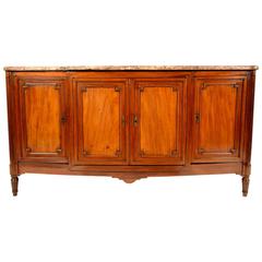 19th Century French Mahogany Louis XVI Buffet 5