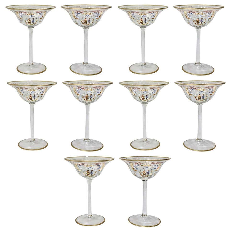 10 champagne glasses Clearance