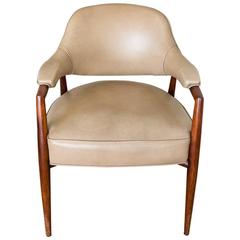 Dunbar Leather Desk or Lounge Chair