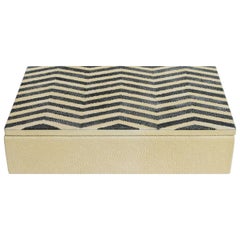 Ivory and Black Shagreen Box by Fabio Ltd