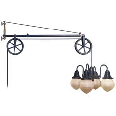 Original Swing Arm Dental Pulley Lamp