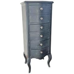Black Skin Tall Chest of Drawers 12