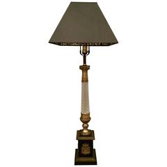 Empire and Baccarat Style Table Lamp