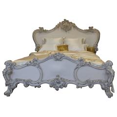 Hand-Carved Rococo Style 'Cherub Bed' Reproduced by La Maison London