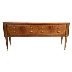 Marble and Rosewood Dresser Ascribable to Paolo Buffa, 1950s 