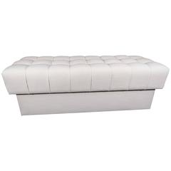 Fully Upholstered Tufted Bench
