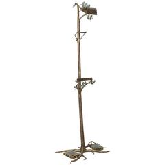 Lighted Easel Sculpture in Bronze by Daniel Chassin, Signed Piece 10